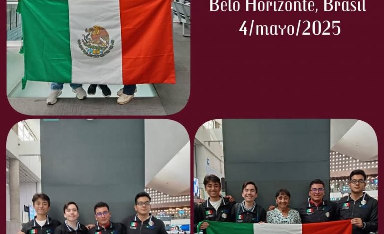 Alumno de Cecytem participa en Olimpiada Internacional de Química en Brasil