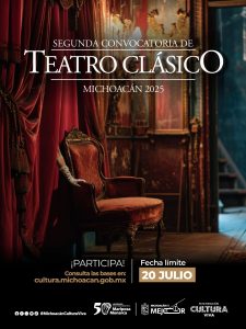Lanza Secum convocatoria para segunda edición de Teatro Clásico en Michoacán