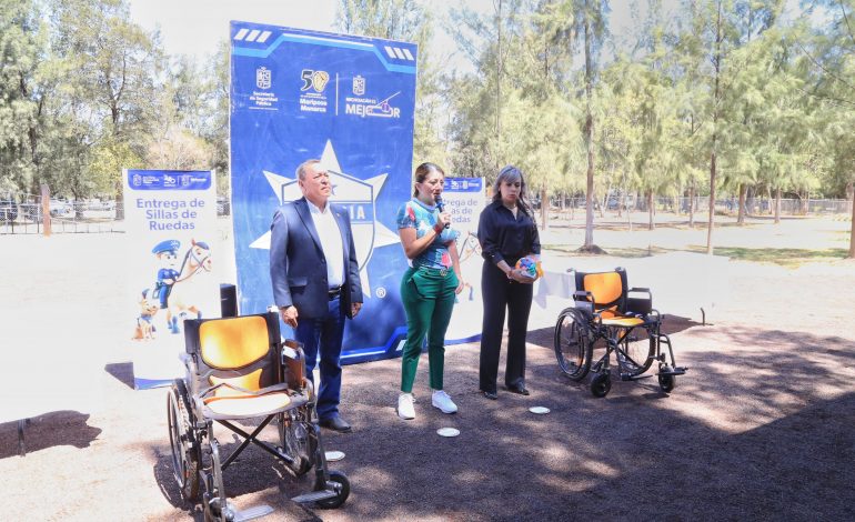 Con entregas de sillas de ruedas, SSP avanza en el programa de Equinoterapia