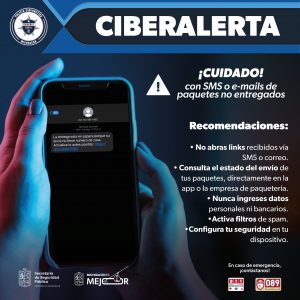 SSP lanza ciberalerta por fraudes de supuestos paquetes no entregados