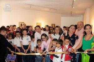 ​Jeovana Alcántar, inauguró la Exposición Colectiva “Pintando y Creando” Futuros Talentos de Ciudad Hidalgo.
