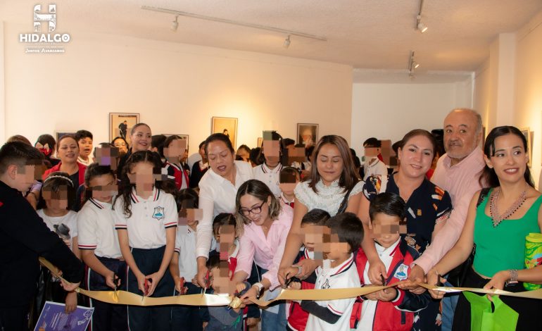 Jeovana Alcántar, inauguró la Exposición Colectiva “Pintando y Creando” Futuros Talentos de Ciudad Hidalgo.