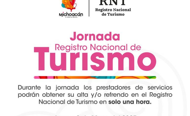 Sectur llama a cumplir con Registro Nacional de Turismo