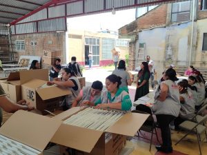 *El Consejo Distrital… Recibió urnas y canceles para la jornada electoral del 1 de junio*