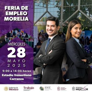 Más de mil vacantes disponibles en feria del empleo en Morelia: Sedeco