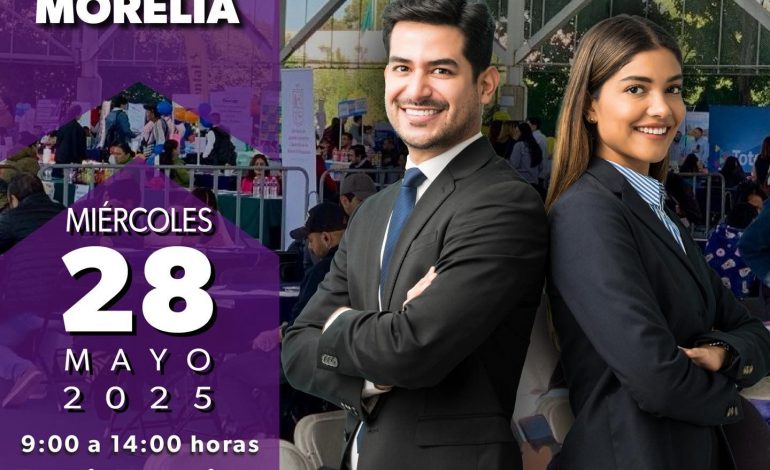 Más de mil vacantes disponibles en feria del empleo en Morelia: Sedeco
