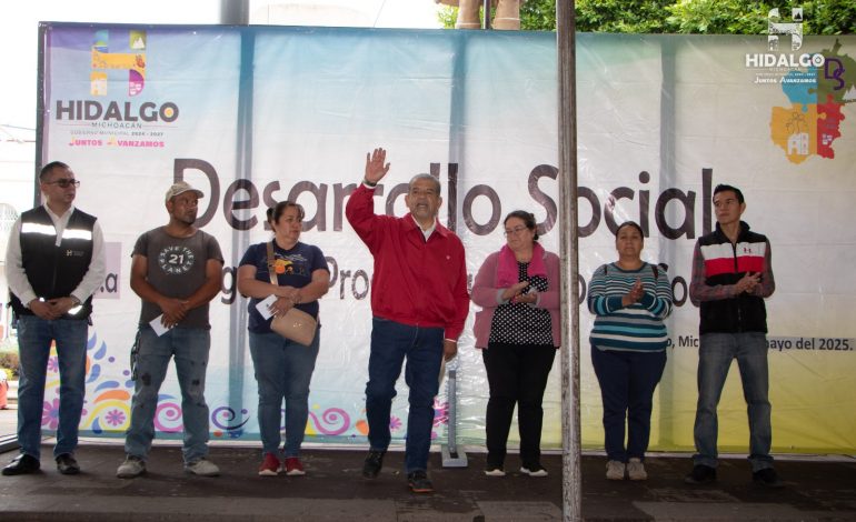 El Gobierno Municipal de Hidalgo, a través de la Dirección de Desarrollo Social, realizó la Sexta Entrega de Apoyos Sociales.