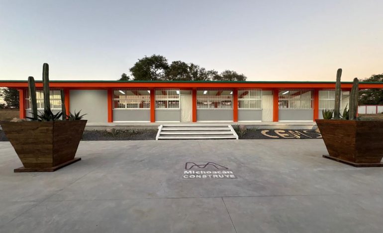 Construyó SCOP nueva infraestructura educativa en Cemsad 37