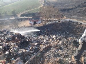 El Ayuntamiento de Morelos actúa con prontitud y eficacia ante incendio en el basurero municipal