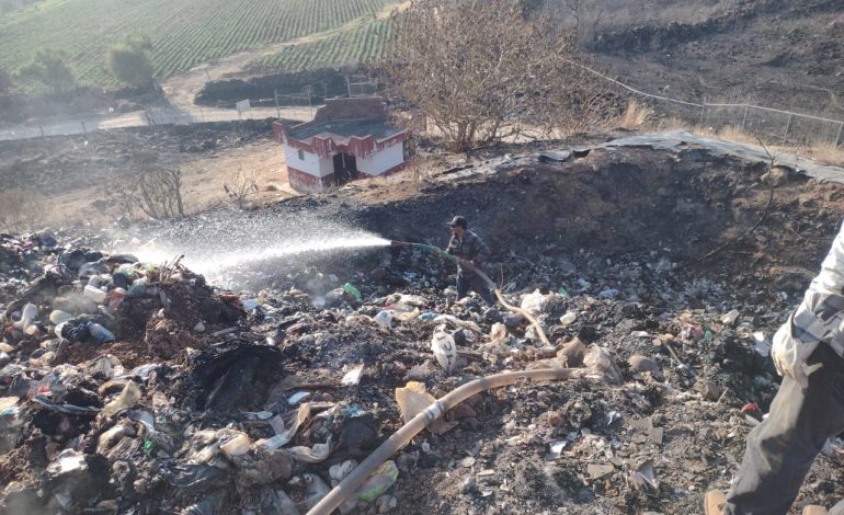 El Ayuntamiento de Morelos actúa con prontitud y eficacia ante incendio en el basurero municipal