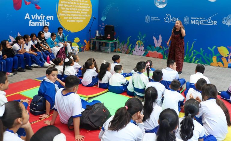 Más de 6 mil 500 niñas y niños visitaron Aqua Aventuras de la SEE