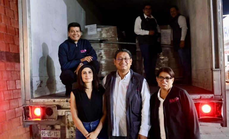 ARRIBAN BOLETAS ELECTORALES QUE SE UTILIZARÁN EL PRÓXIMO 1 DE JUNIO EN MICHOACÁN