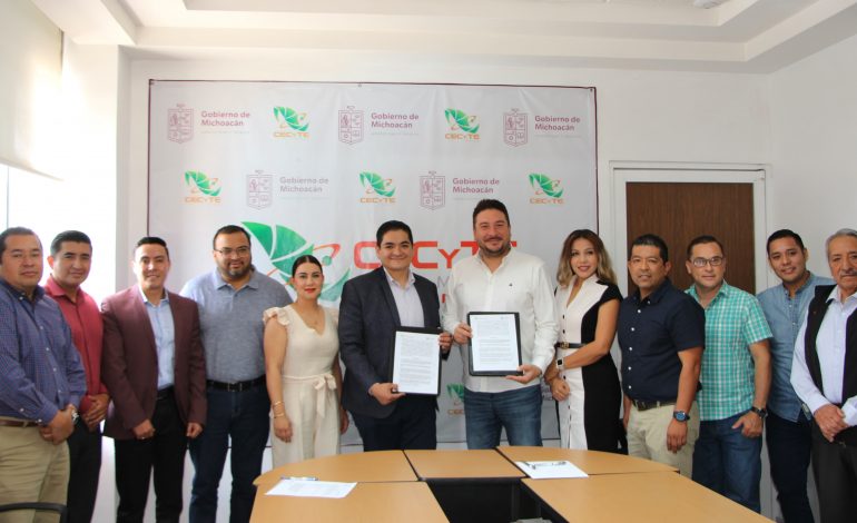 Cecytem y Ayuntamiento de Tangancícuaro se unen para impulsar Educación Dual