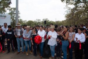 ​Jeovana Alcántar, Inauguró la Segunda Etapa de la Pavimentación Asfáltica del camino de acceso a la Secundaria Técnica 151 de la Col. La Verónica