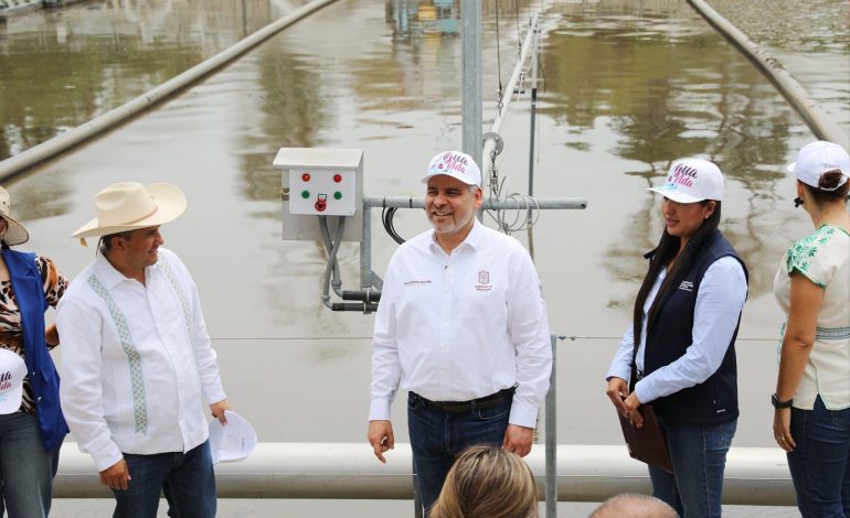 Con inversión de 200 mdp, inaugura Bedolla planta tratadora de agua en Uruapan
