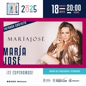 María José llega este domingo al Festival de Origen