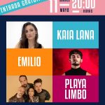 Playa Limbo, Emilio Osorio y Kaia Lana, este domingo en el Festival Michoacán de Origen.