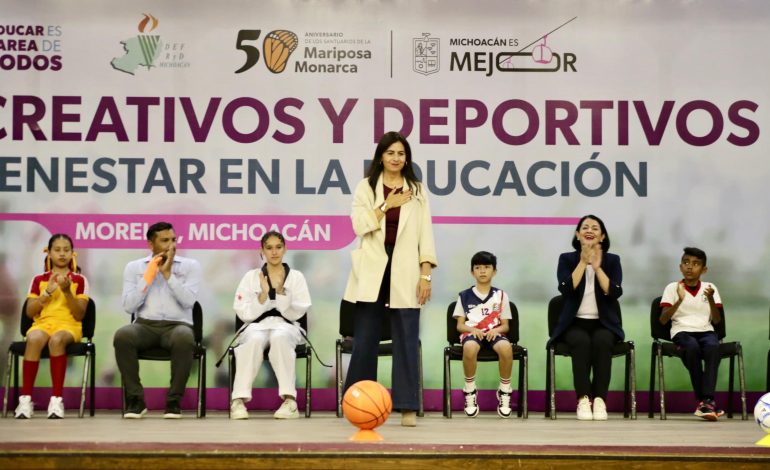 Más de 60 mil estudiantes son parte de los Juegos Recreativos y Deportivos: Gaby Molina