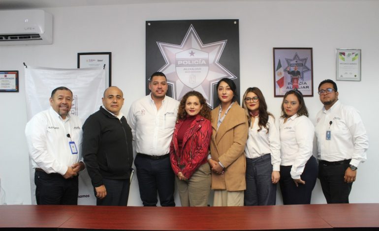 Policía Auxiliar con perspectiva de género, instala Unidad de Igualdad Sustantiva