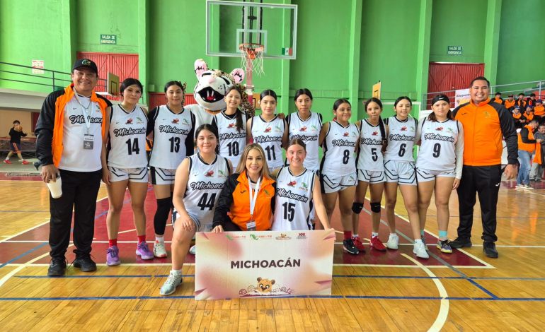 Estudiantes Cecytem ganan 5 medallas en básquetbol y voleibol