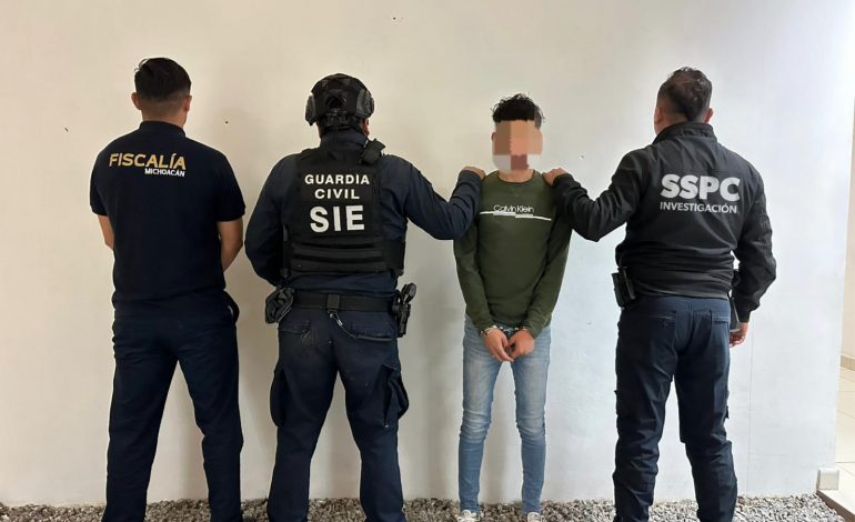 Detenido objetivo delincuencial por extorsión agravada en Zamora: SSP