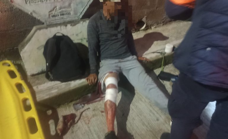 Hombre Lesionado Tras Caer de una Barda en Zitácuaro