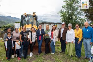 ​Jeovana Alcántar, inauguró la construcción de la línea de conducción de agua potable al tanque de almacenamiento de Las Grutas