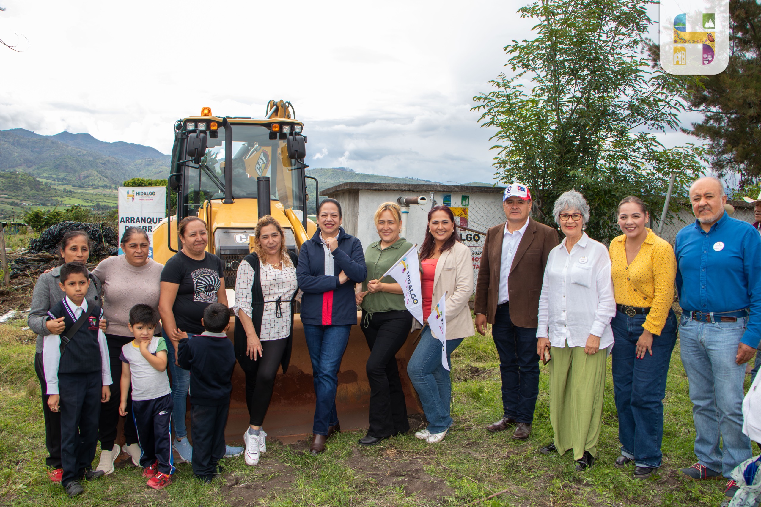 ​Jeovana Alcántar, inauguró la construcción de la línea de conducción de agua potable al tanque de almacenamiento de Las Grutas