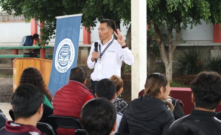 Promueve Fiscalía de Michoacán prevención del consumo de drogas ante estudiantes de preparatoria en Morelia