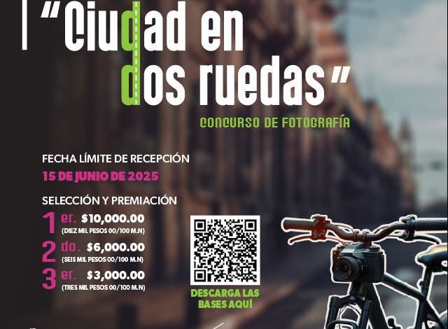 Invita Gladyz Butanda a concurso de fotografía “Ciudad en Dos Ruedas”