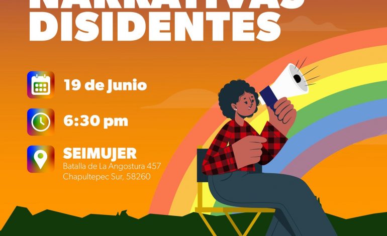 Seimujer invita a noche de cortometrajes LGBTIQ+ en Morelia