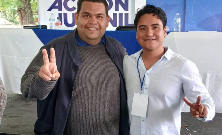 Christian Guzmán Talavera es nuevo dirigente estatal de Acción Juvenil