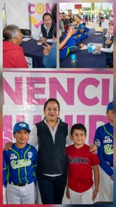 Jeovana Alcántar junto con sus colaboradores, atendió a los habitantes de Chaparro, dentro del Programa Presidenta en tu Tenencia y Comunidad.
<br>