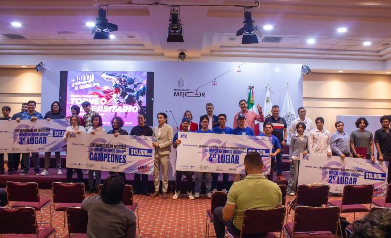 Ganadores del Jalo Gaming recibieron 50 mil pesos en premios: Ijumich