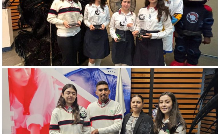 Estudiantes del Cecytem reciben galardón al Mérito Académico Industrial 2025