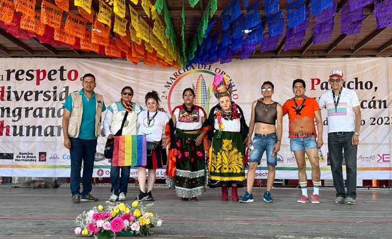 Nos alistamos para la Cuarta Marcha del Orgullo P’urhépecha en junio, mes del orgullo LGBTIQ+