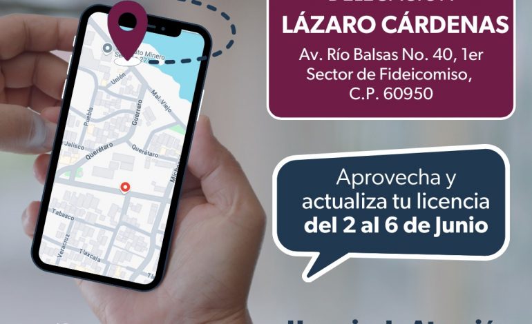 Módulo itinerante para licencias llega a Lázaro Cárdenas: ITransporte