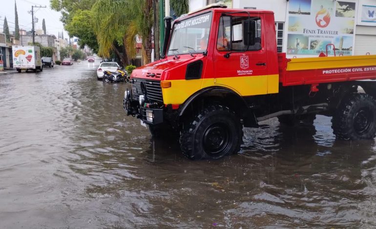PC Estatal mantiene vigilancia por previsión ante lluvias intensas en Michoacán