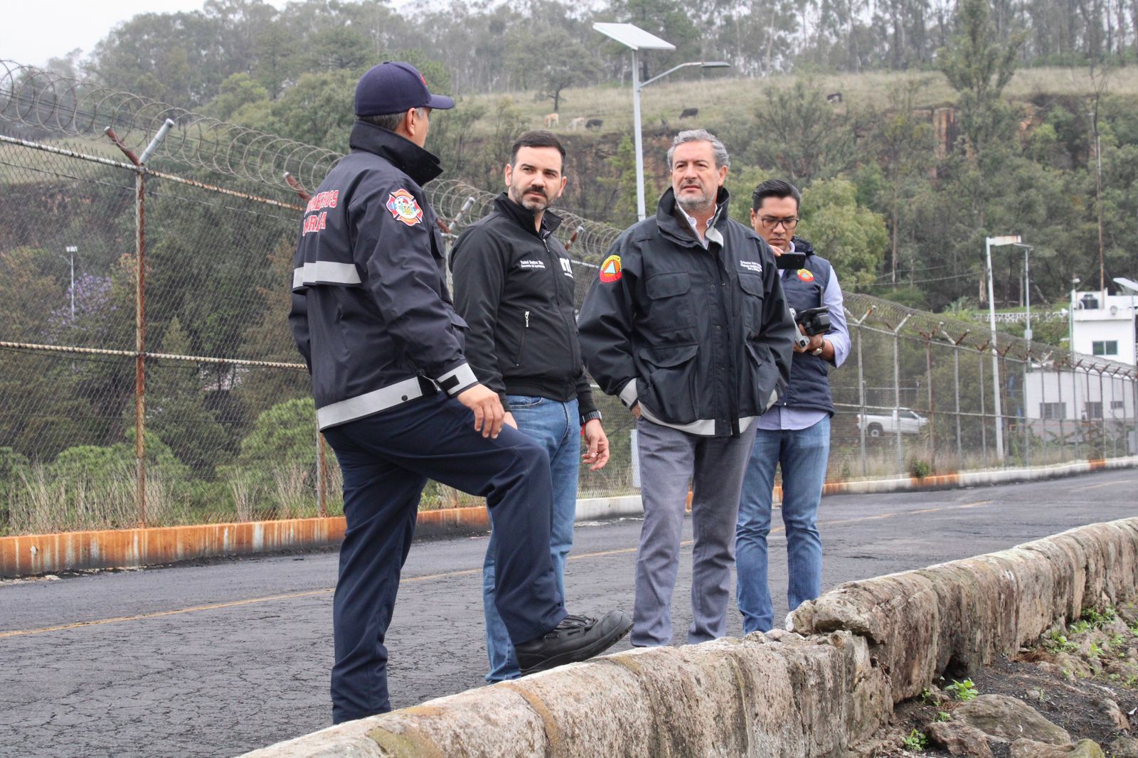 Realiza Yankel Benítez recorrido de supervisión en Presa de Cointzio