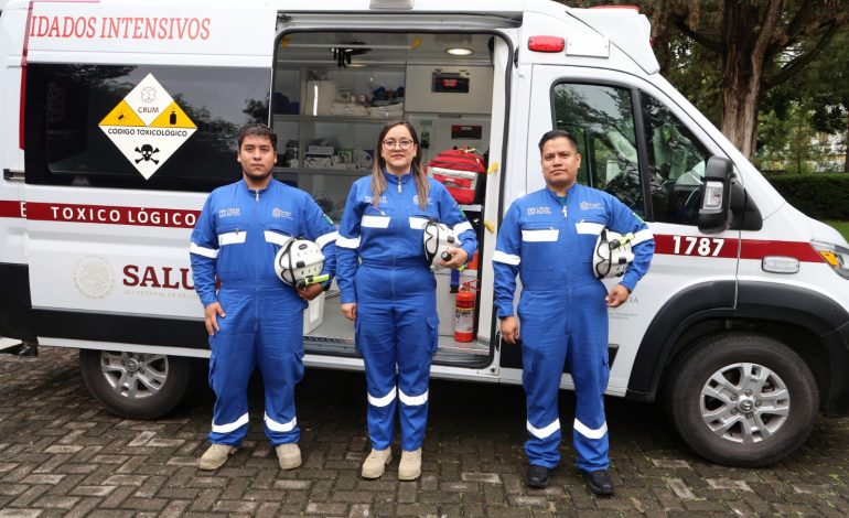 SSM entrega ambulancia y equipo de protección a personal de atención prehospitalaria