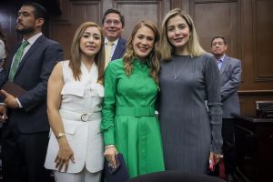 Reconoce Brissa Arroyo liderazgo  de Isania Solórzano al frente del Colegio de Notarios