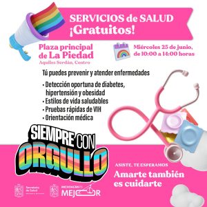 SSM lleva actividades del Mes del Orgullo LGBTTTIQ+ a La Piedad y Zamora