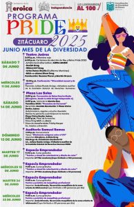 Gobierno Municipal de Zitácuaro presenta el programa PRIDE 2025 para conmemorar el Mes de la Diversidad