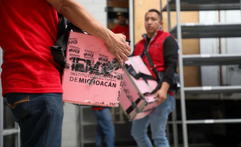 Arriban 6,447 Paquetes Electorales a la bodega central del IEM
