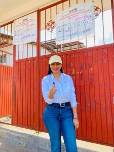 Araceli Saucedo emite su voto y destaca momento histórico para México.
