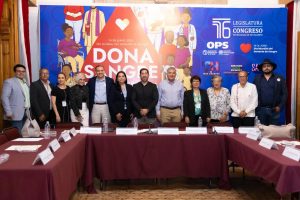 Congreso del Estado se suma a visibilizar la importancia de la donación voluntaria de sangre.