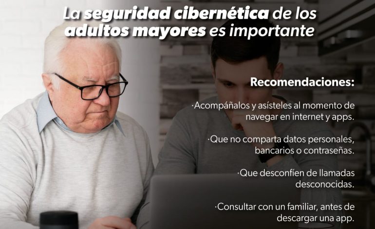 SSP lanza cibertalerta para proteger a adultos mayores de fraudes cibernéticos.