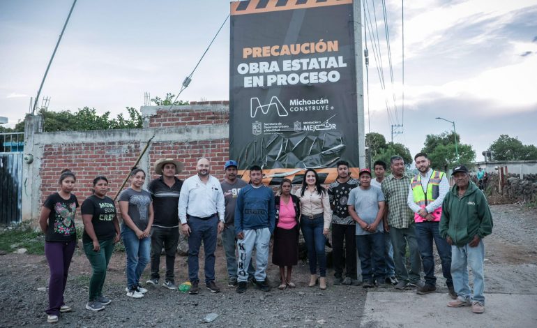 Michoacán construye obras que unen comunidades: Gladyz Butanda.