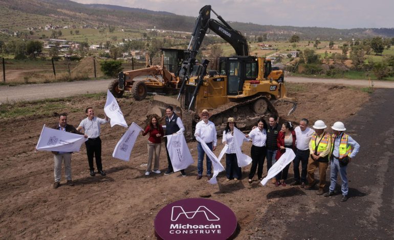 Av. Amalia Solórzano se amplía para conectar a tenencias de Jesús del Monte, Santa María y Morelos: Bedolla.