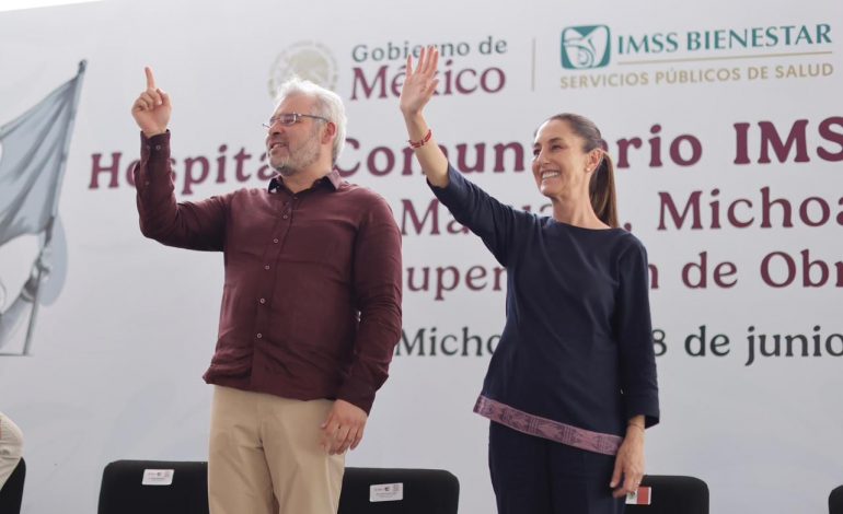 Nuevo hospital comunitario de Maruata se inaugura en agosto: Sheinbaum.